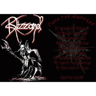 Blizzard - Europe Riot Tour 2012 T-Shirt Large