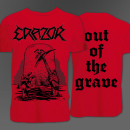 Erazor - Out of the Grave , T-Shirt, Red , Large M
