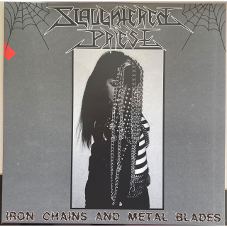 Slaughtered Priest - Iron Chains and Metal Blades LPs schwarzes Vinyl