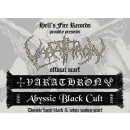 Varathron - Scarf, black/white