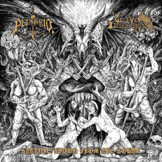 Putrid / Grave Desecration - Satanic Union from the South, LP