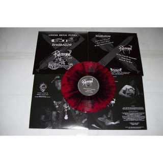Blizzard / Barbatos - United Metal Punks Mini LP splatter Vinyl