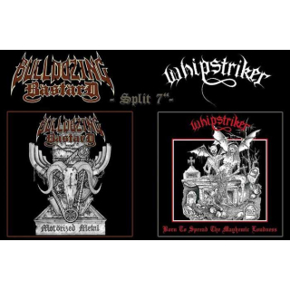 Whipstriker/Bulldozing Bastard - Split , Gatefold 7" EP ,black Vinyl+2xPoster