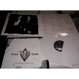 Corpus Christii - The torment continues  Gatefold white Vinyl